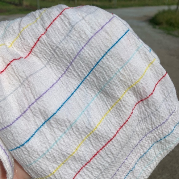 Roxy Rainbow Pinstripe Tank Top. Medium.  Mint condition - Picture 6 of 15